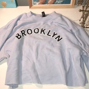 Brooklyn cropped sweatshirt